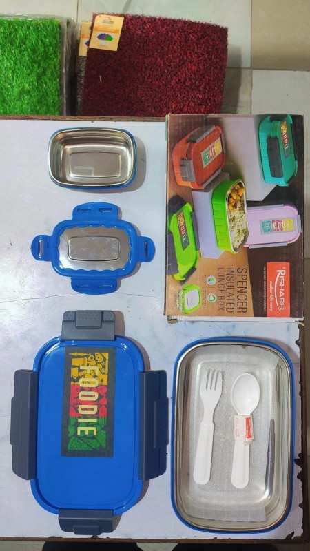 Steel flix lunch box