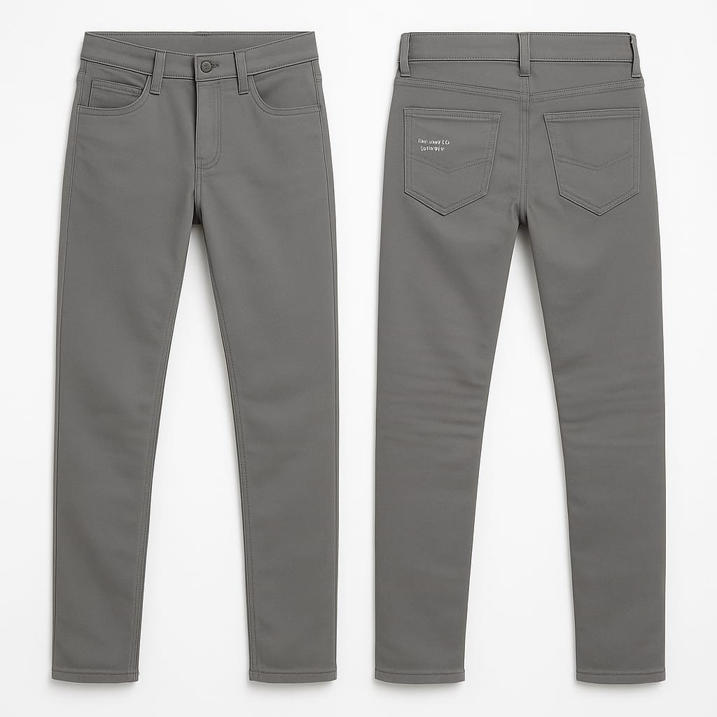 Men’s Stylish Slim Fit Stretchable Grey Denim Pants