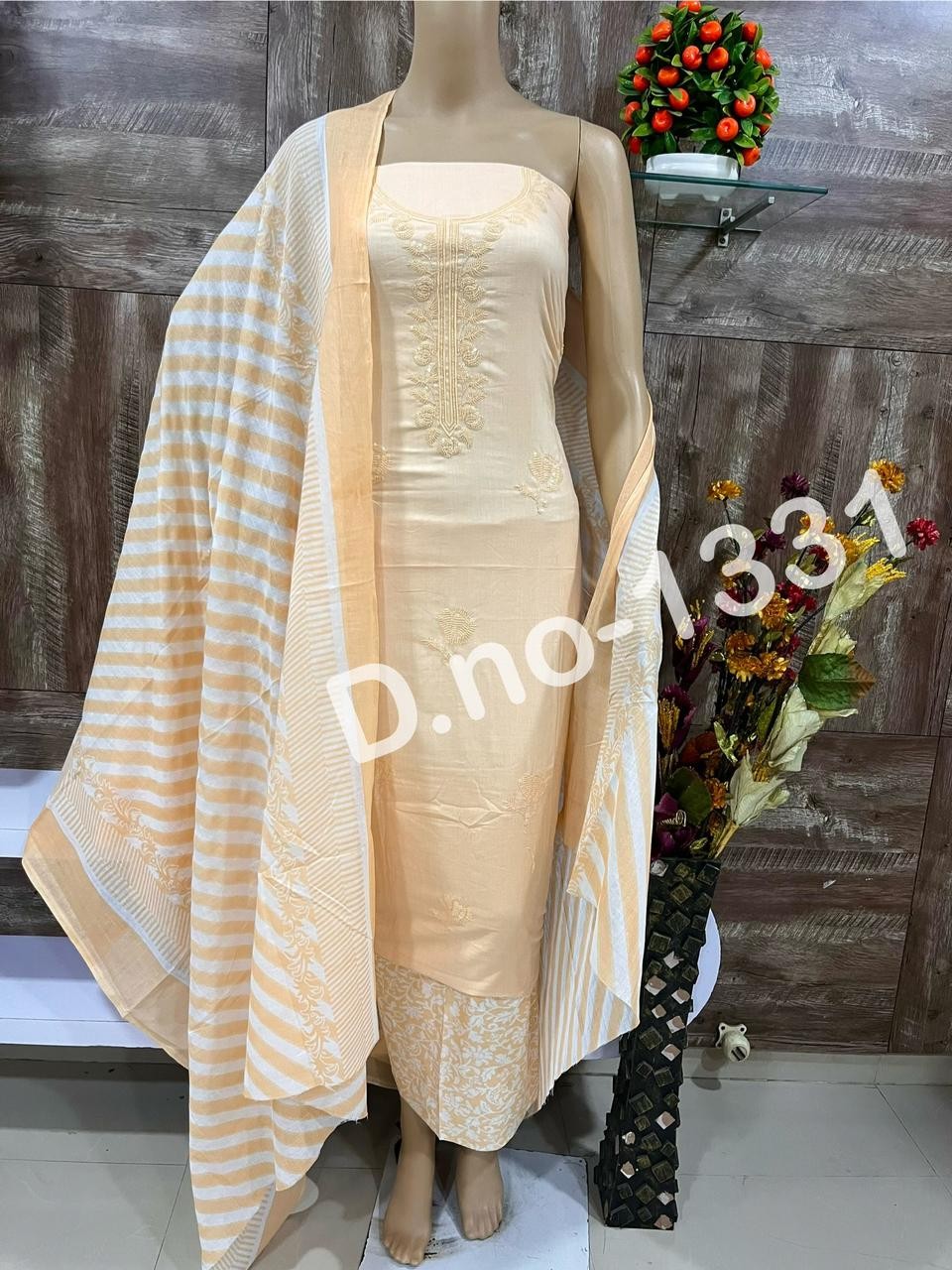 Dupatta. Pure cotton  fancy print suit