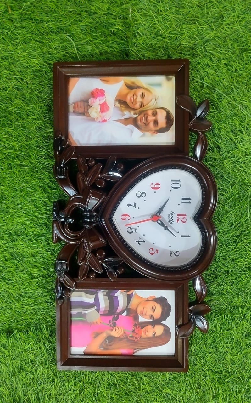 clock photo frame