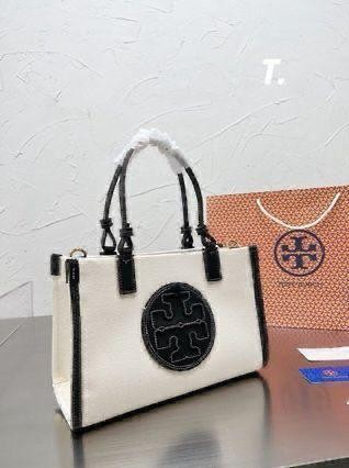 tORY BURCH CANVAS TOTE  hand bag