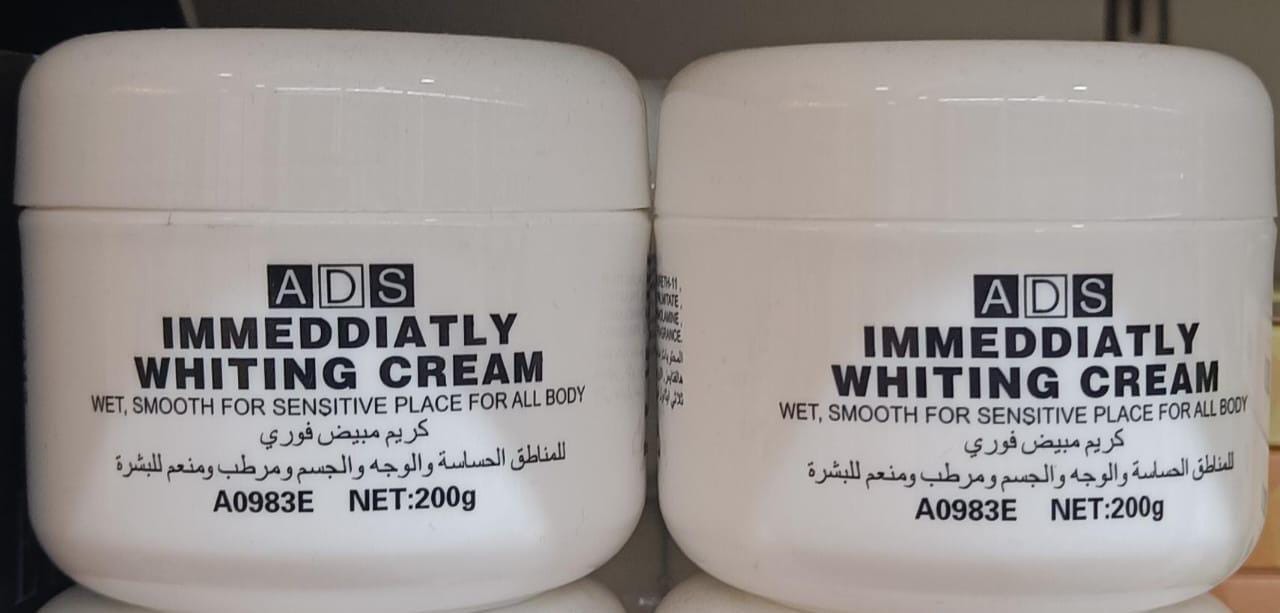 Immeddiatly whiting cream