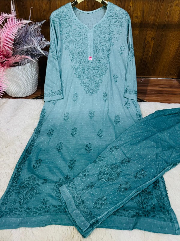 Chikankari work kurti