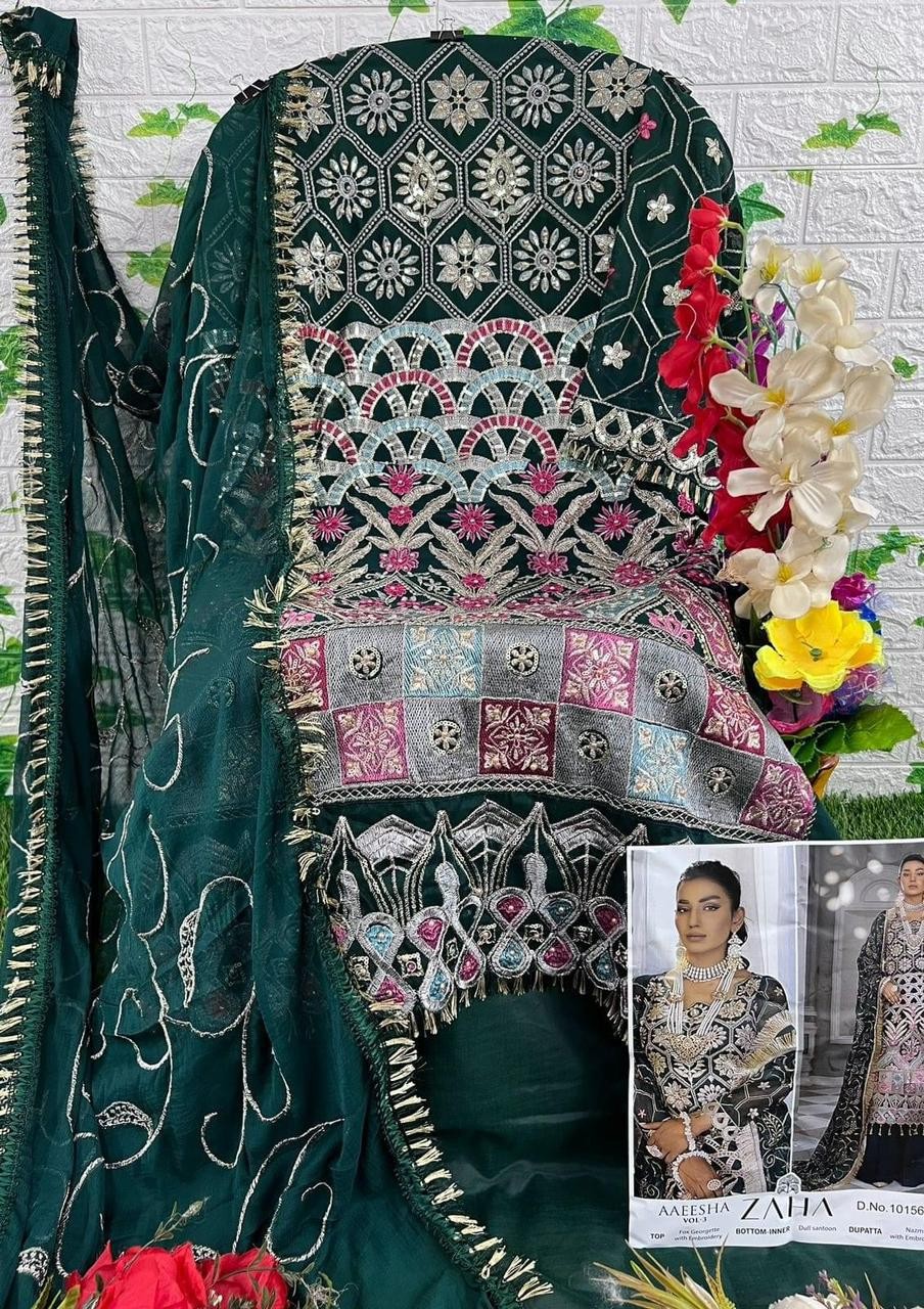 Work suit with dupatta