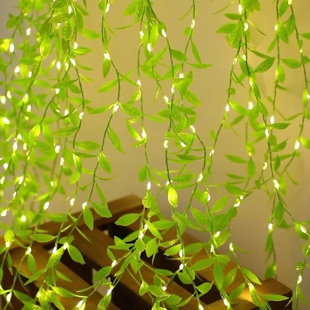 Leaf Led Curtain Lights With 8 Modes Changer