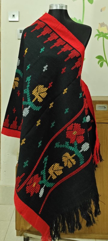 Manipuri woolen shawl