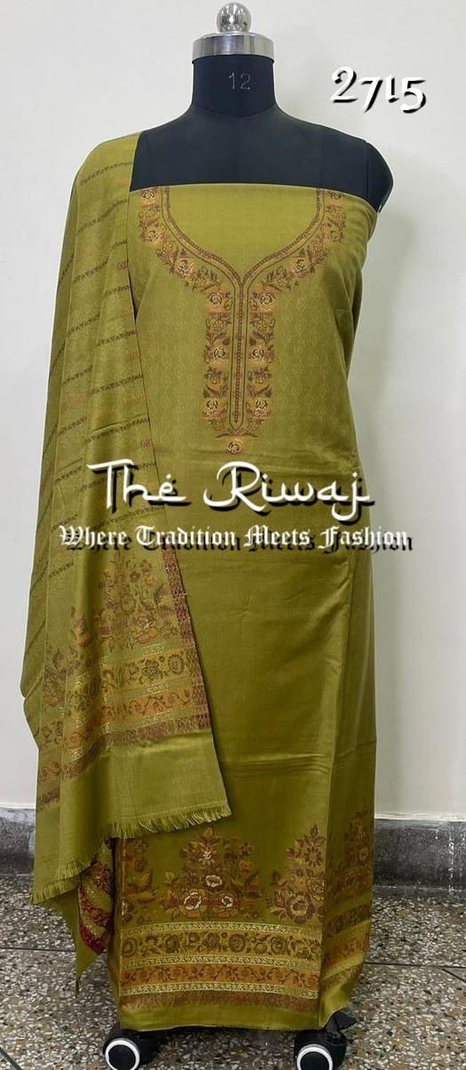 Pure kaani Wiving suit with dupatta