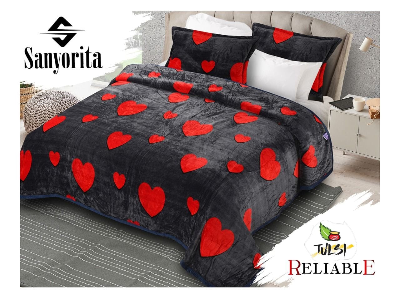 Flannel warm bedding set