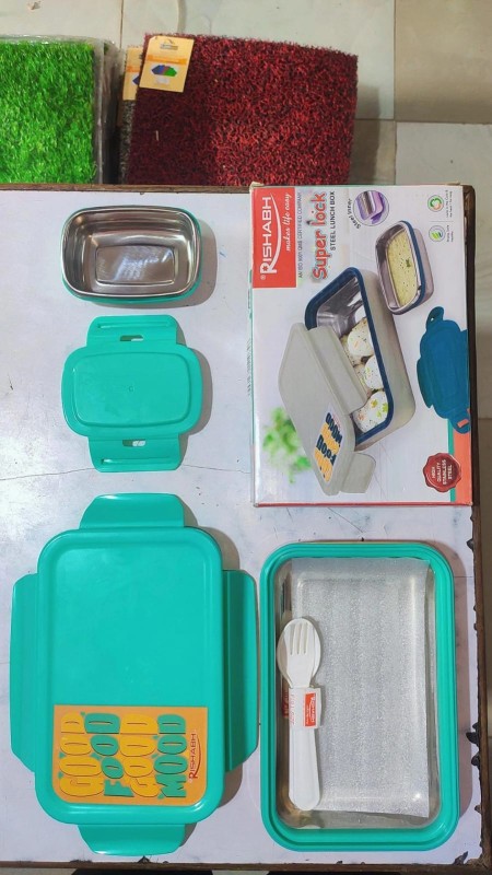 Steel flix lunch box