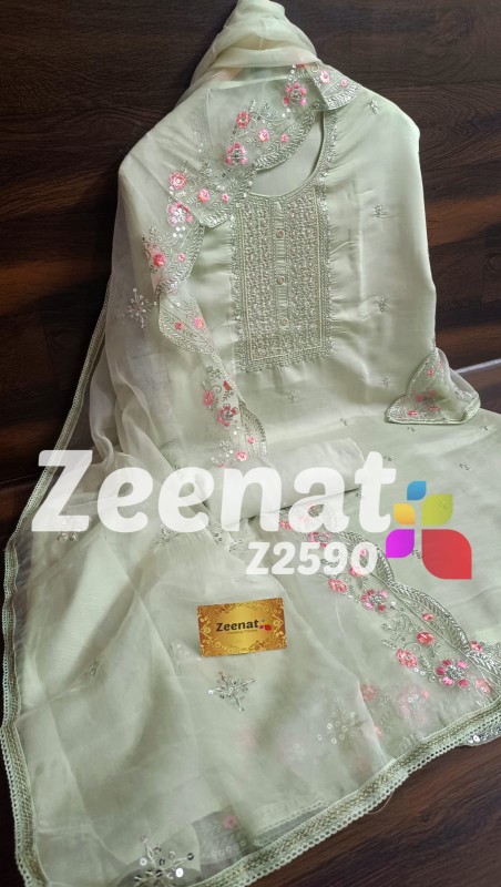 Heavy work suit with dupatta