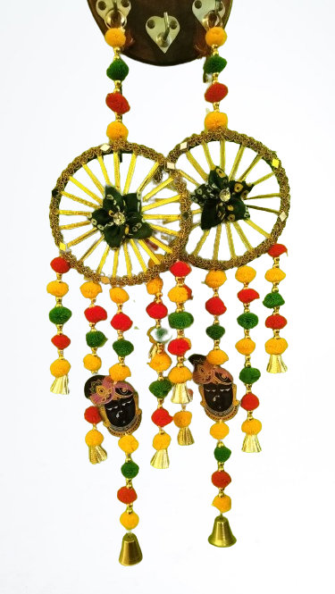 Beautiful multi colour pom pom Wall hangings  for home decoration and festive decoration