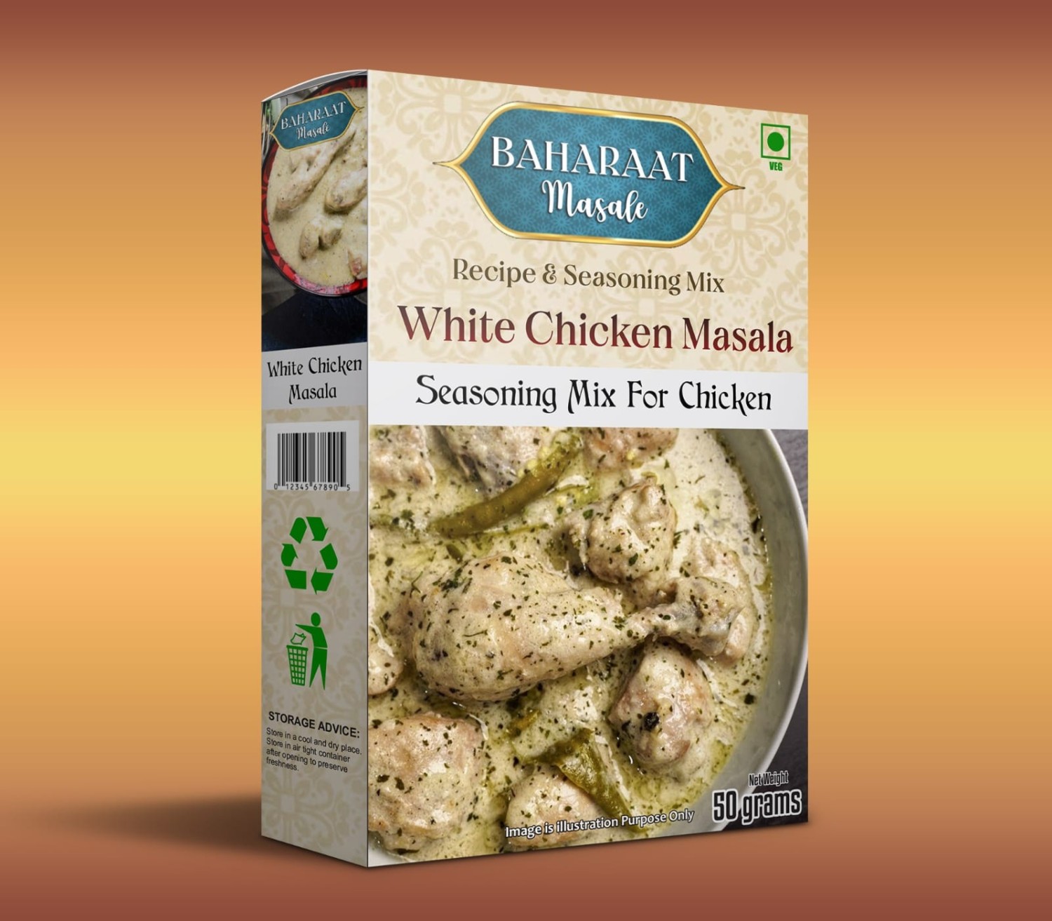 Baharaat masala White chicken Masala