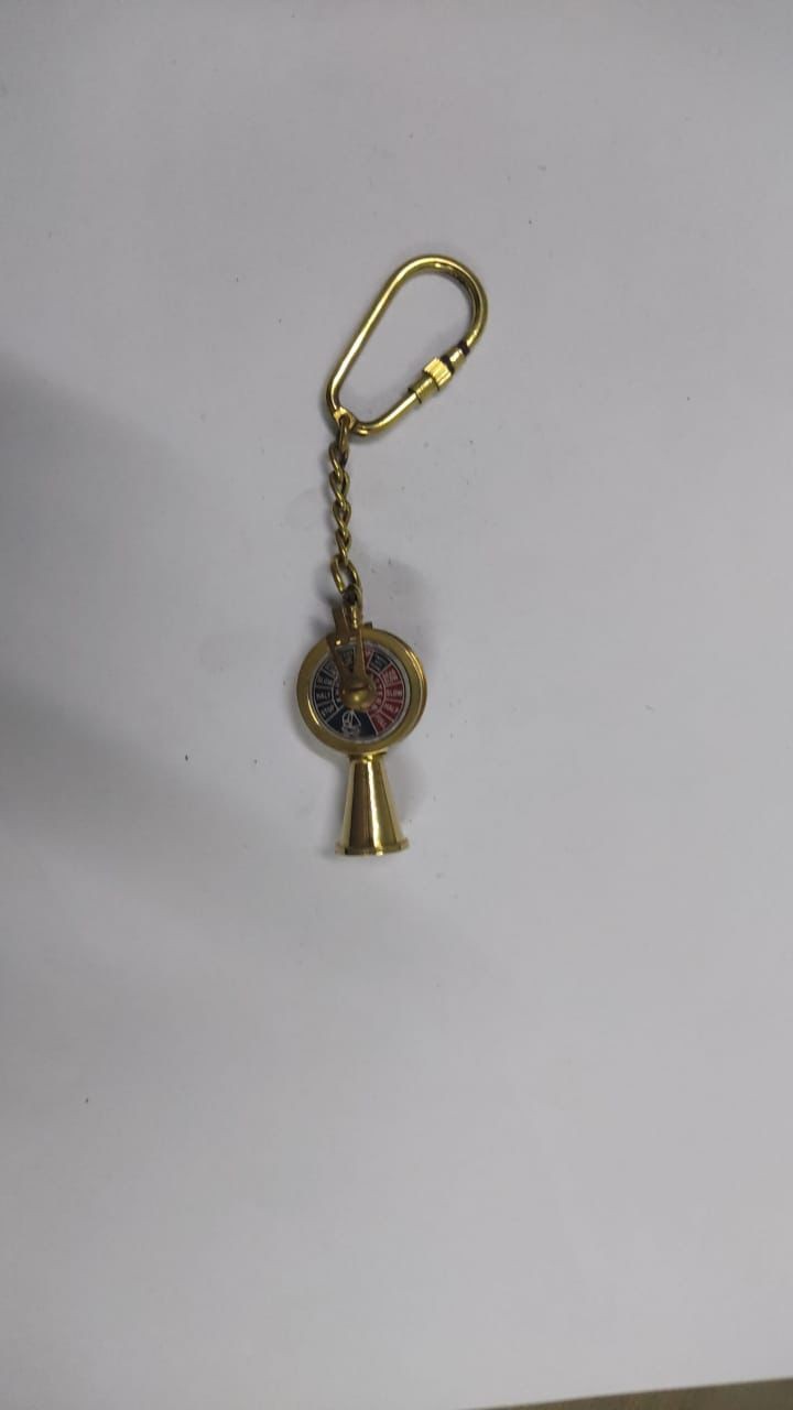 Brass keychain