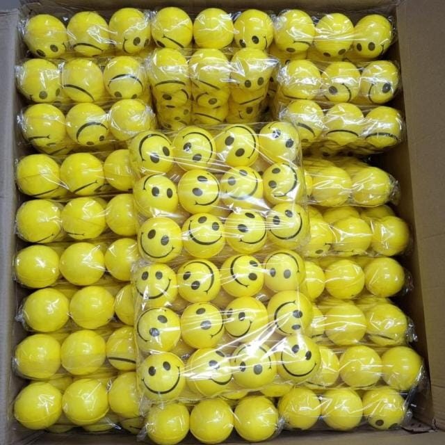 Smiley yellow ball