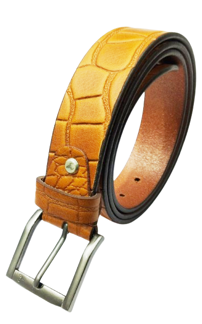 Luxury Crocodile Design Leather Belt