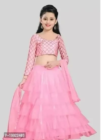 Girls Embroidery lehenga choli and duppata set