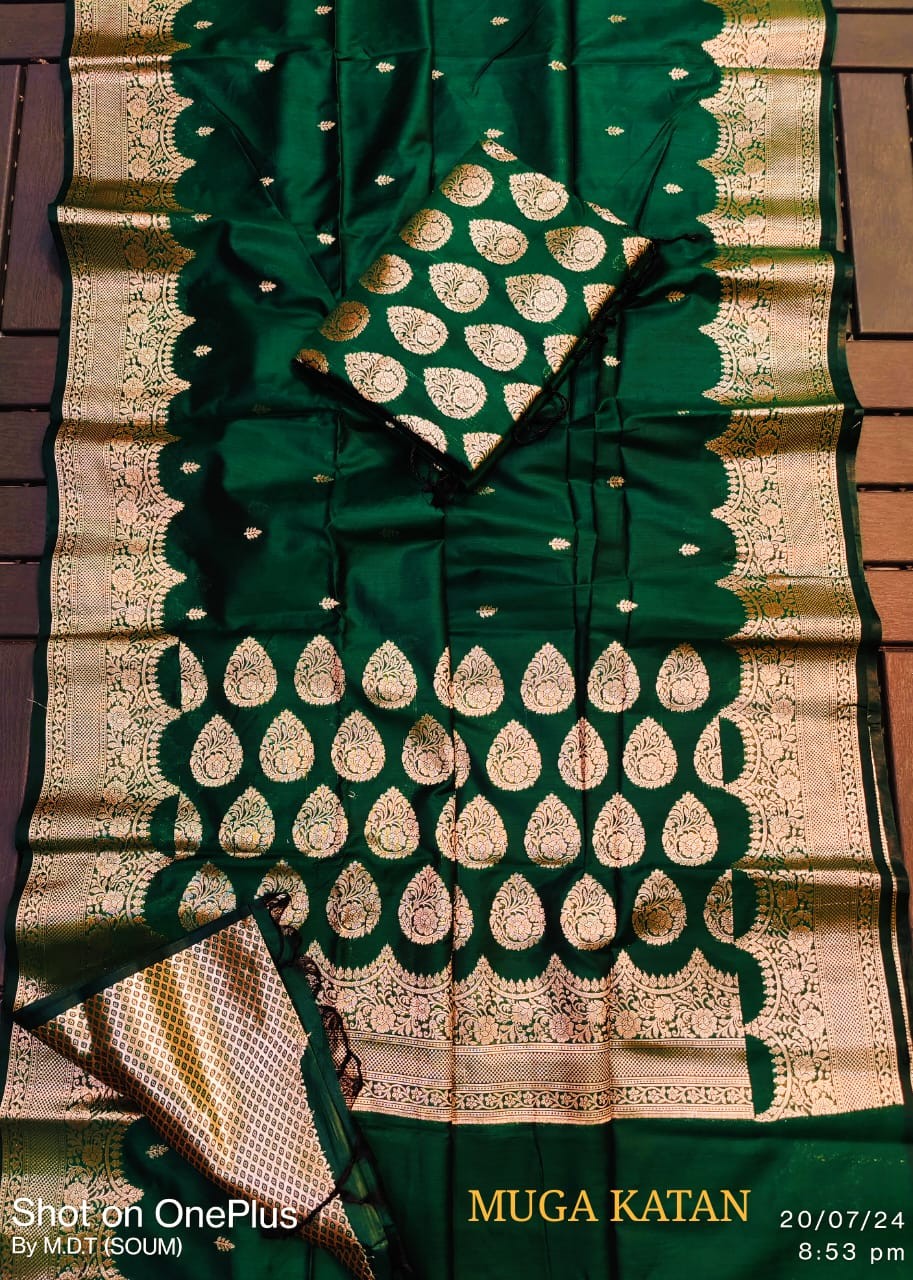 PURE MUGA KATAN SAREE