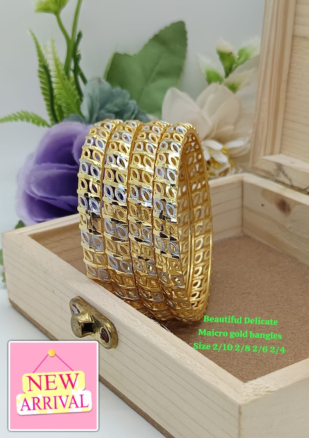 Gold bangles