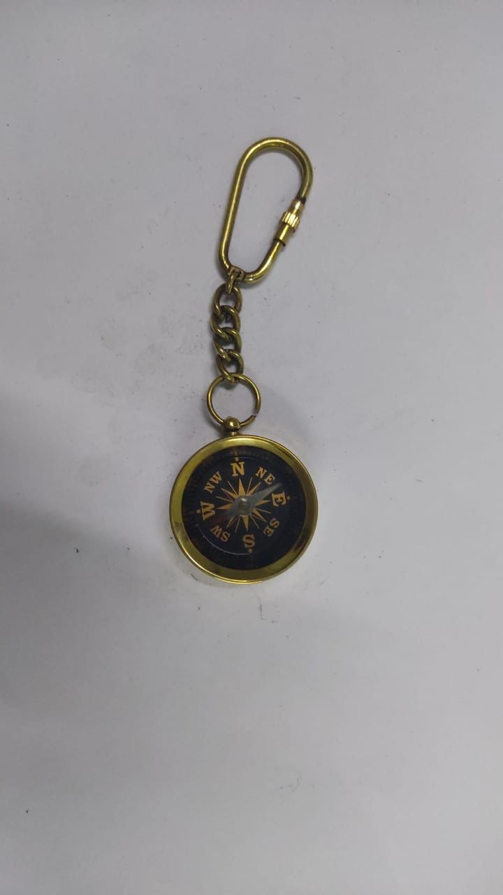 Brass keychain