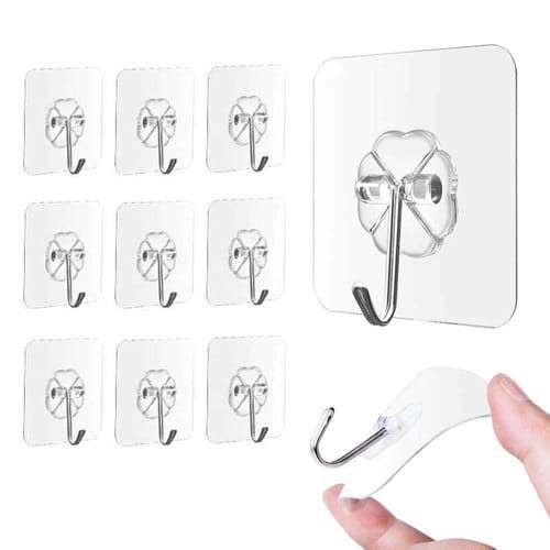 Plastic wall hooks