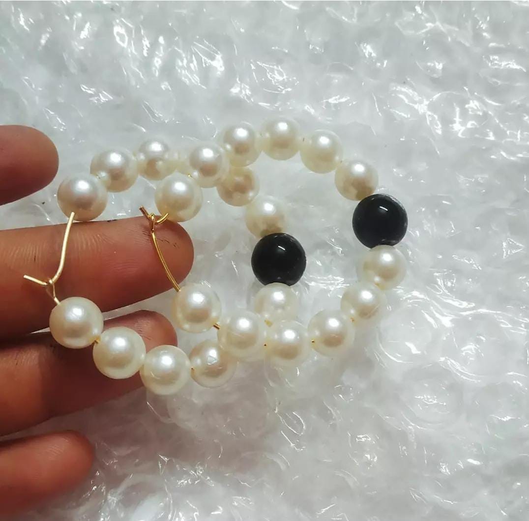 Pearl earrings