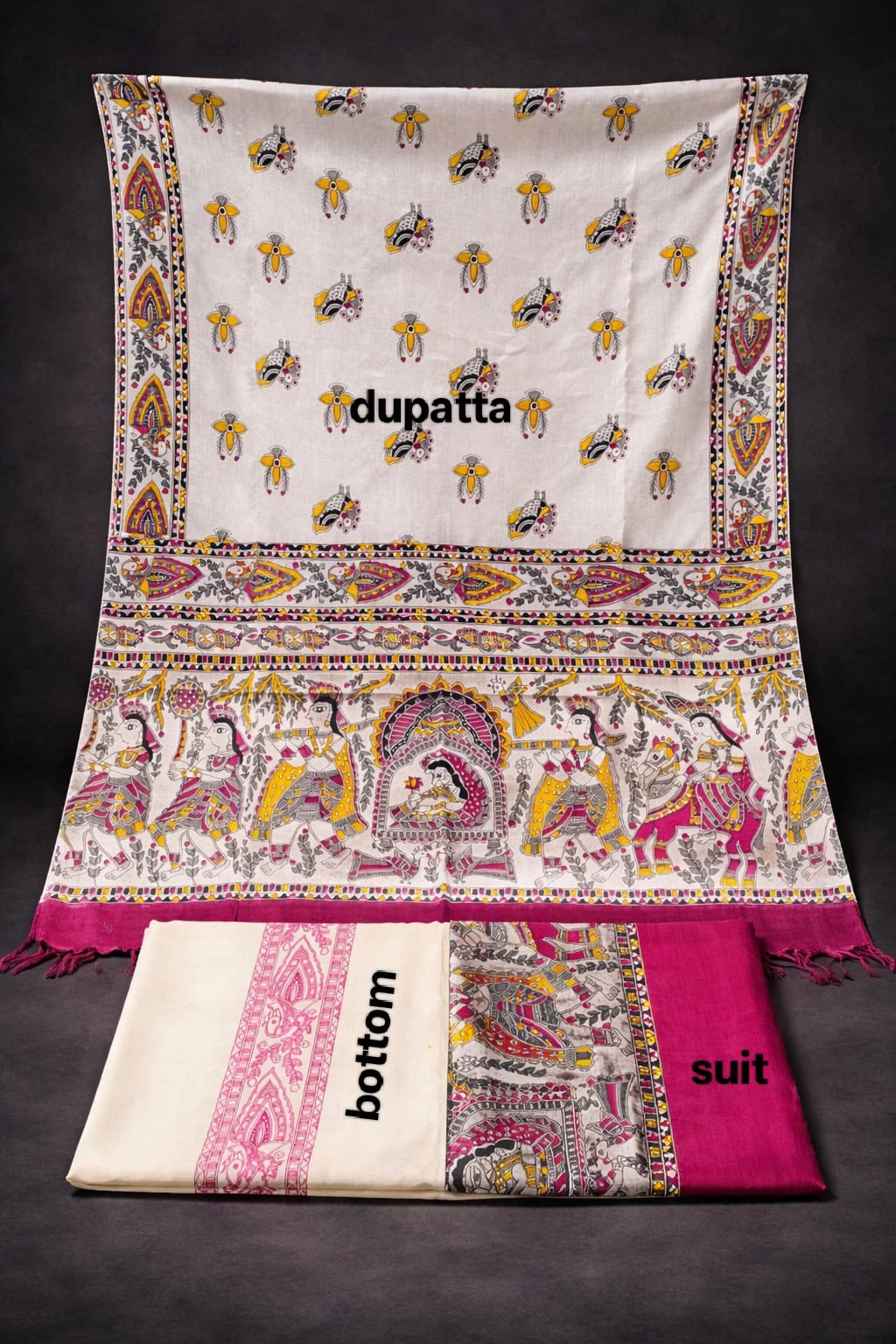 Madhubani Print Suit