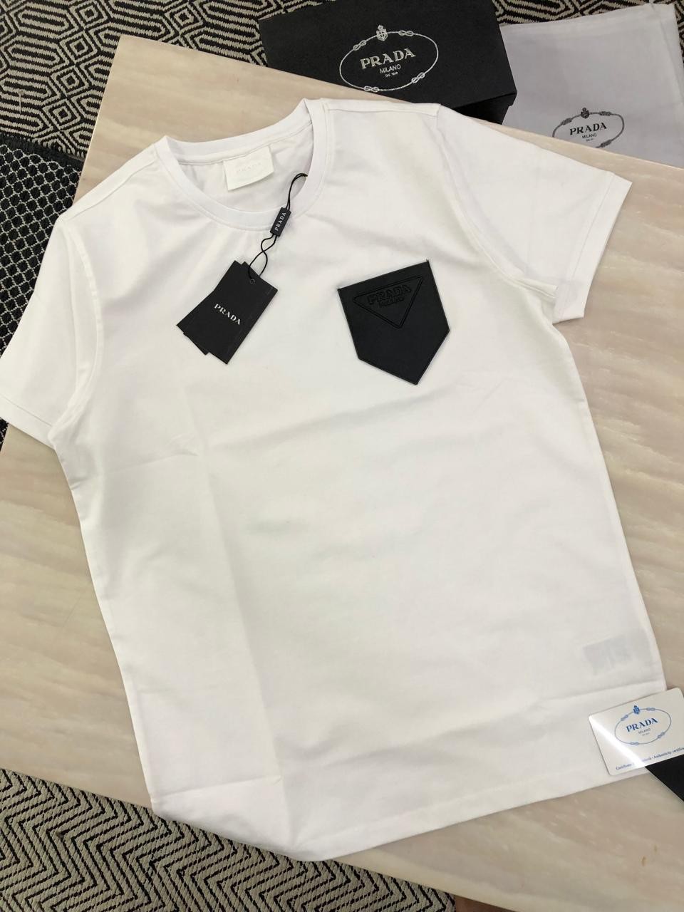 PRADA VERY PREMIUM CREW NECK TSHIRTS