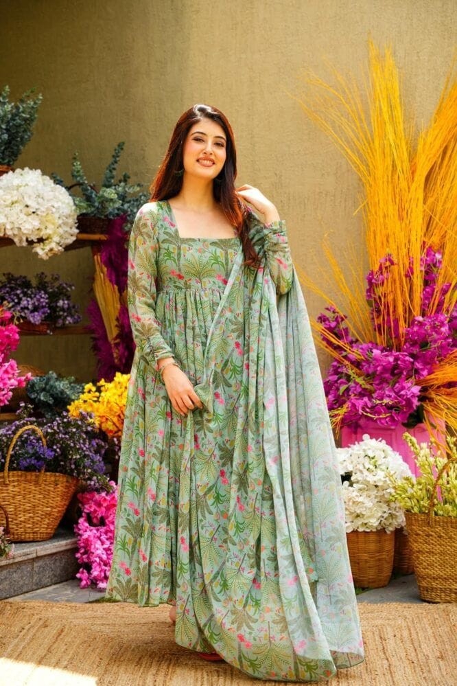 GREEN TREE GOWN