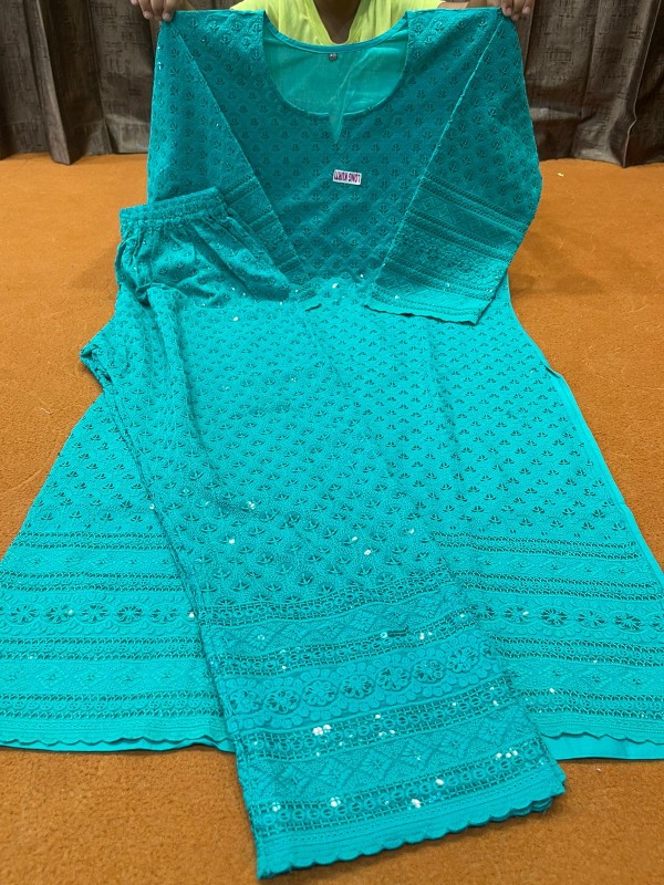 Kurta, Pent With Orgenza Duppata Set's