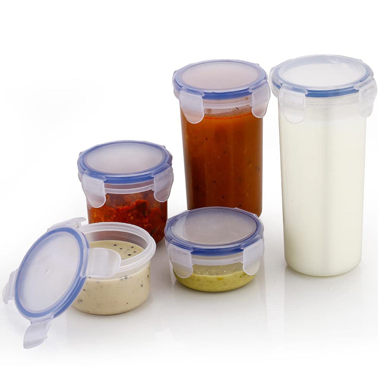 Pack of 5 pcs Food Storage Airtight Container