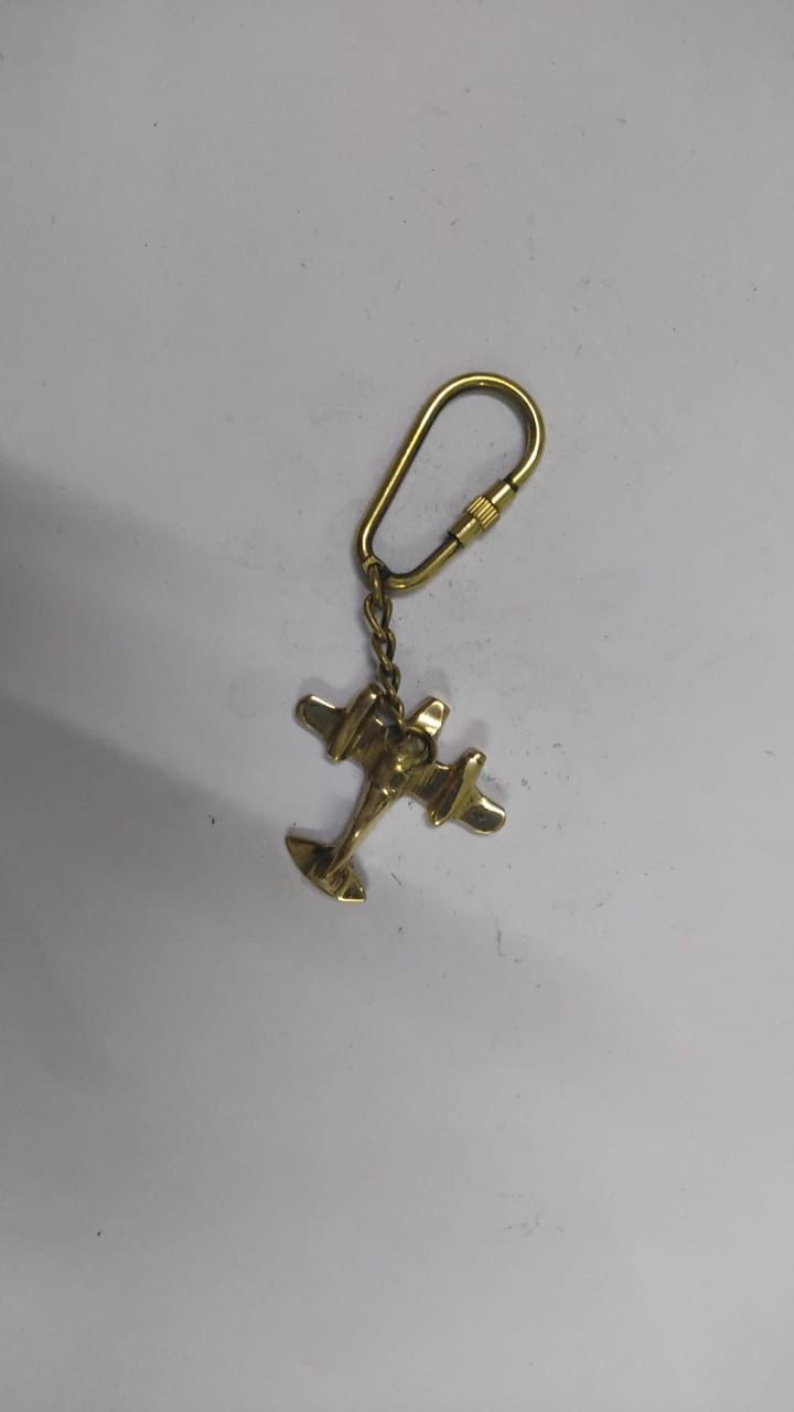 Brass keychain