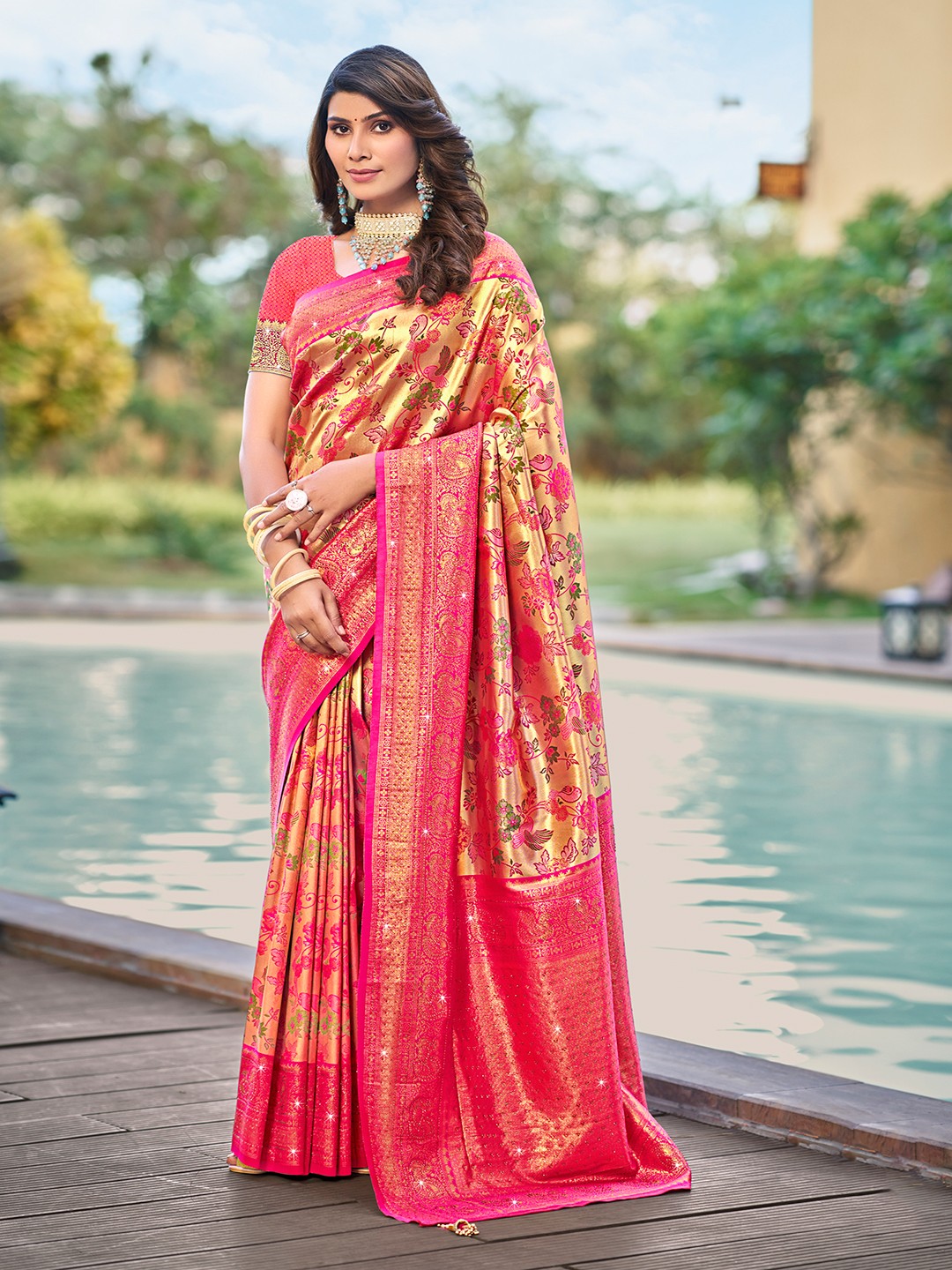 SHEELA saree silk