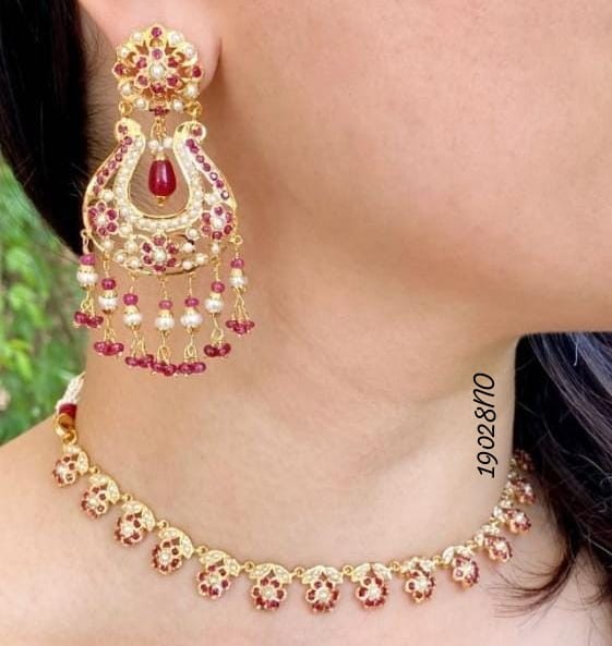 Necklace with earrings