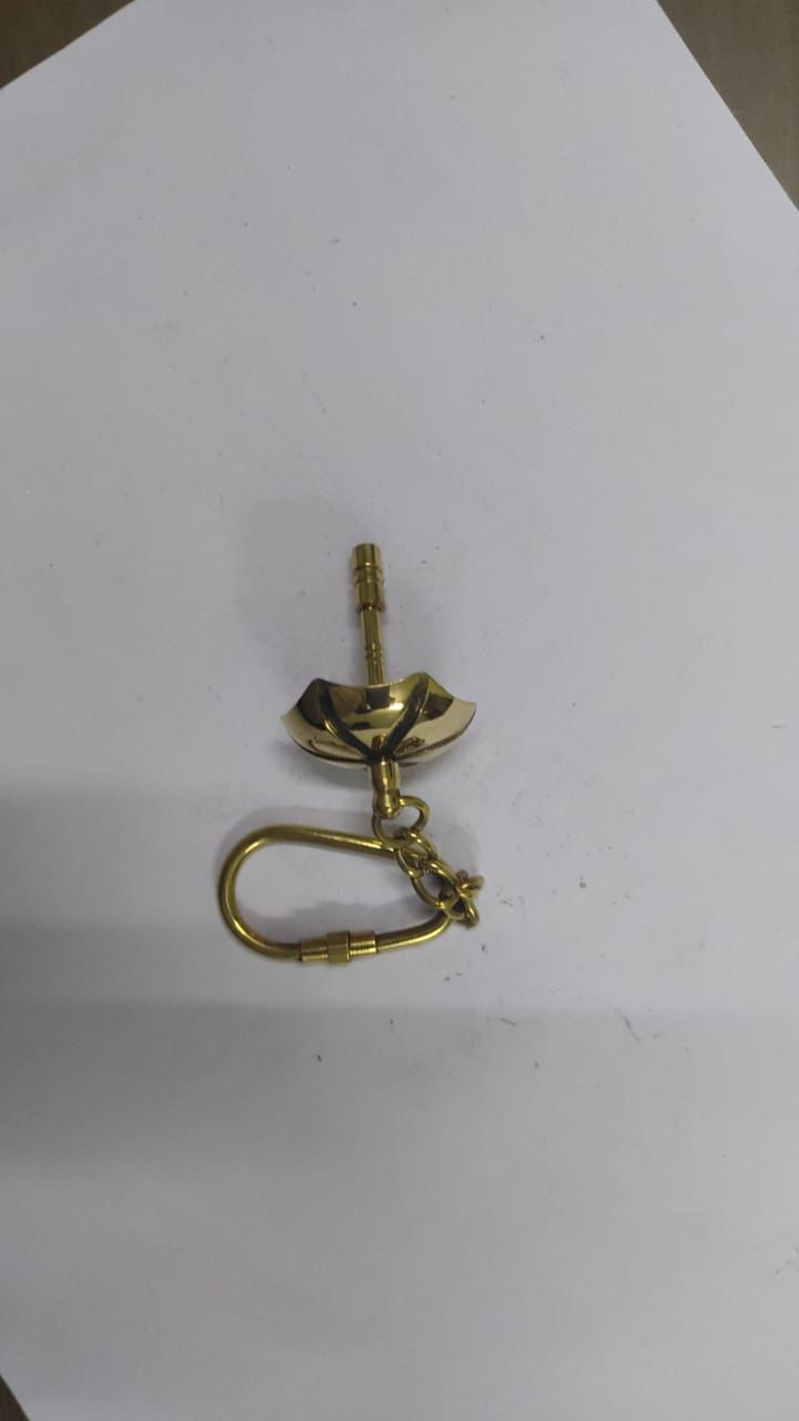 Brass keychain