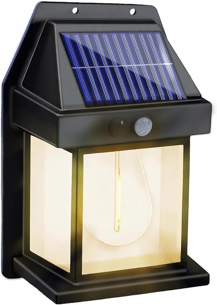 Bulb led Solar Outdoor Garden Wall Light with Sensor Wireless ip65 Solar Wall lamp