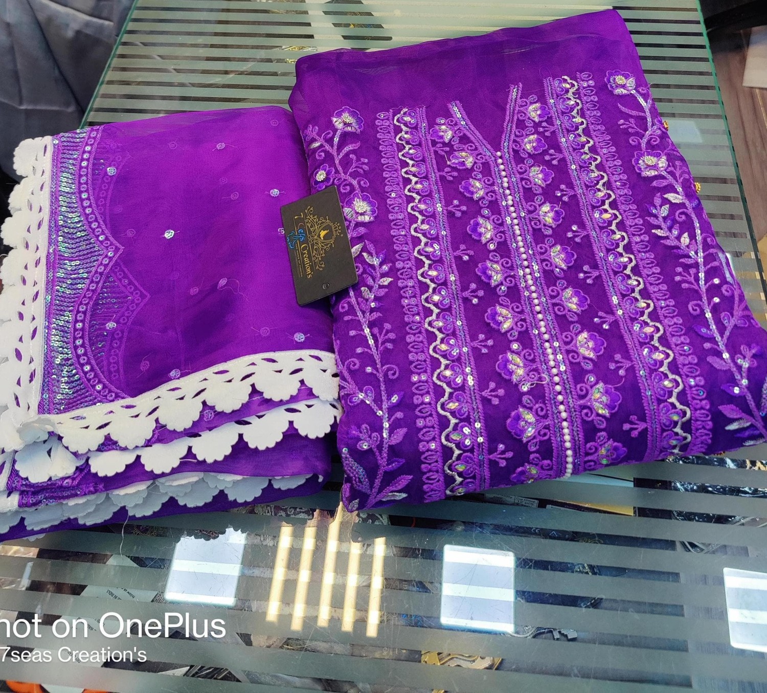 Heavy embroidery suit with dupatta