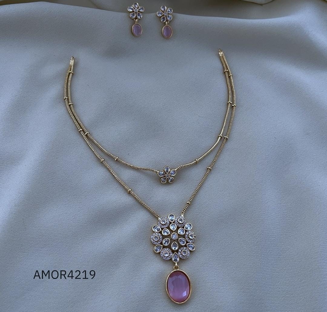 Necklace with earrings