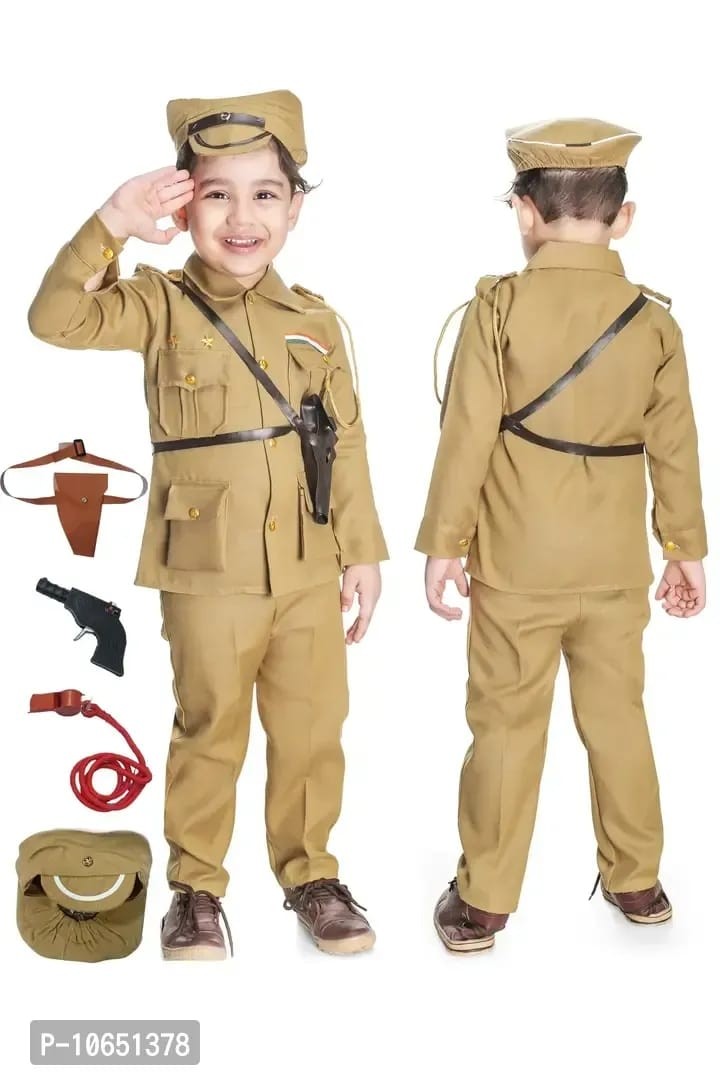 Indian Police Costume With Full Pant For Kids