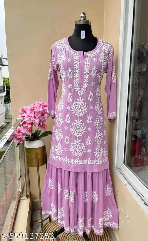 Kurti sharara pent