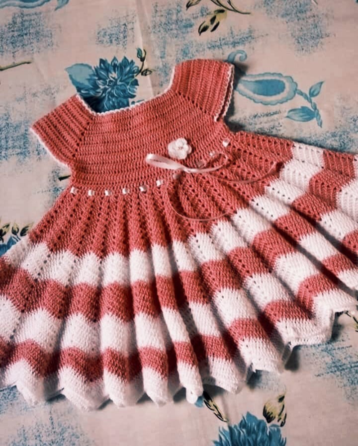 Crochet baby set