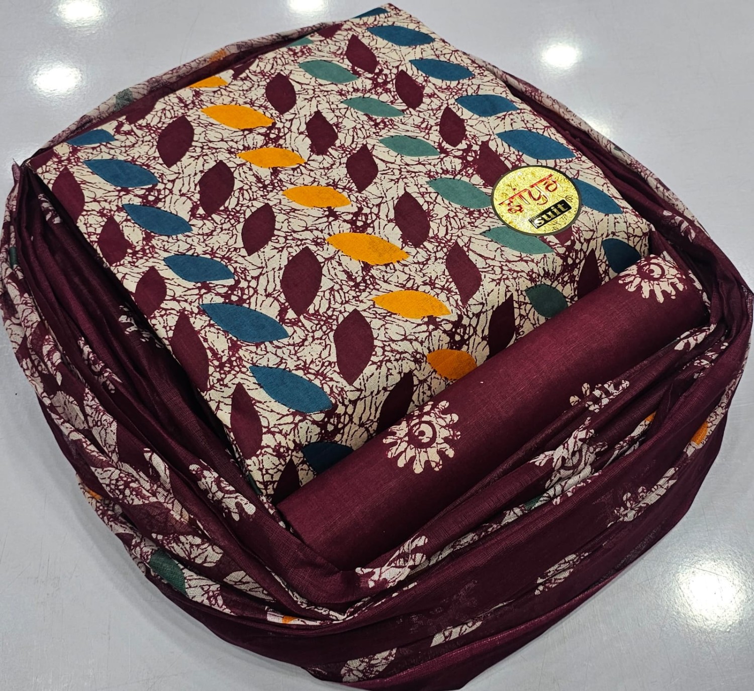 Women cotton printed suits