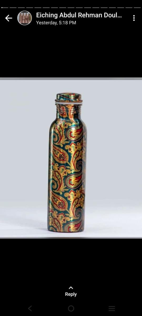 Copper water bottle
