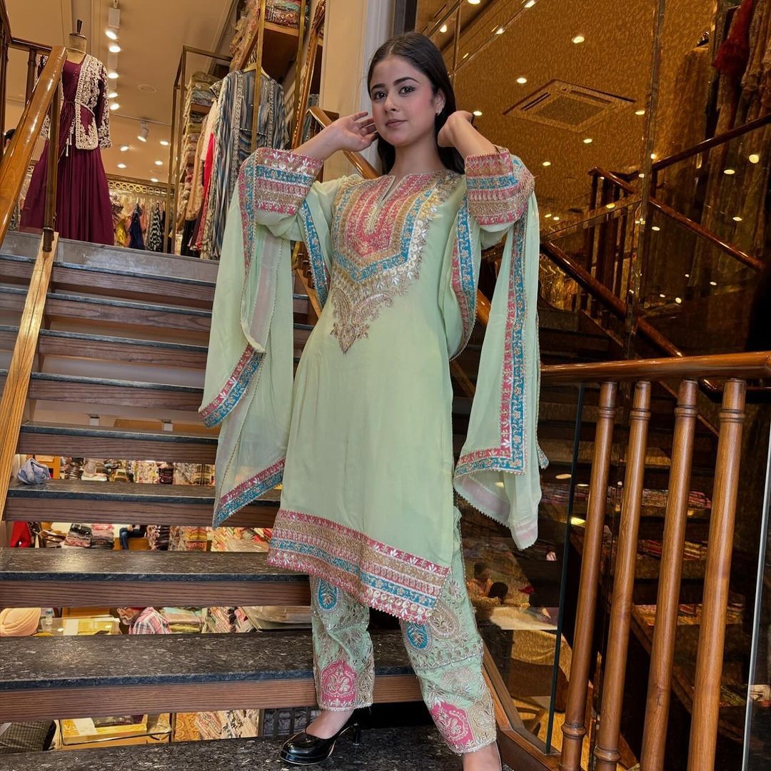Party Wear Look Top , Pant and Dupatta