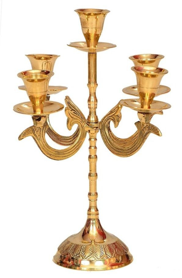 Brass candle stand