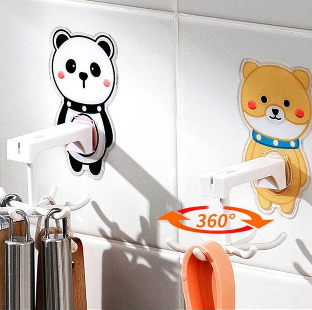 Self adhesive wall hook Character