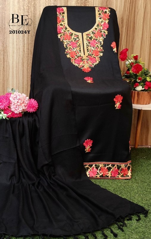 Kashmiri work suit with dupatta