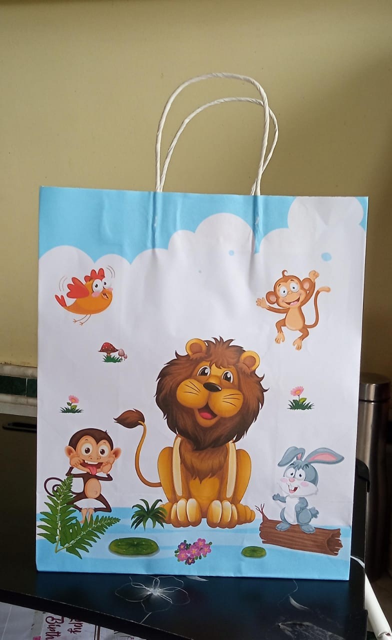 Gift Bag with Tissue Paper for happy emoji