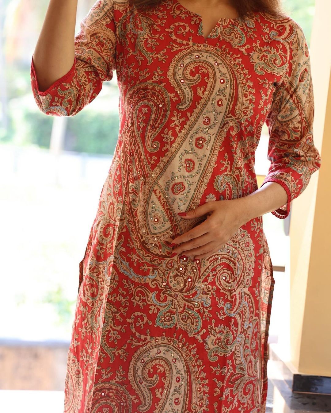 cotton kurti with pant