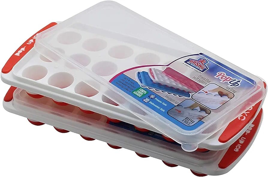 Pop Out Ice Tray with Lid