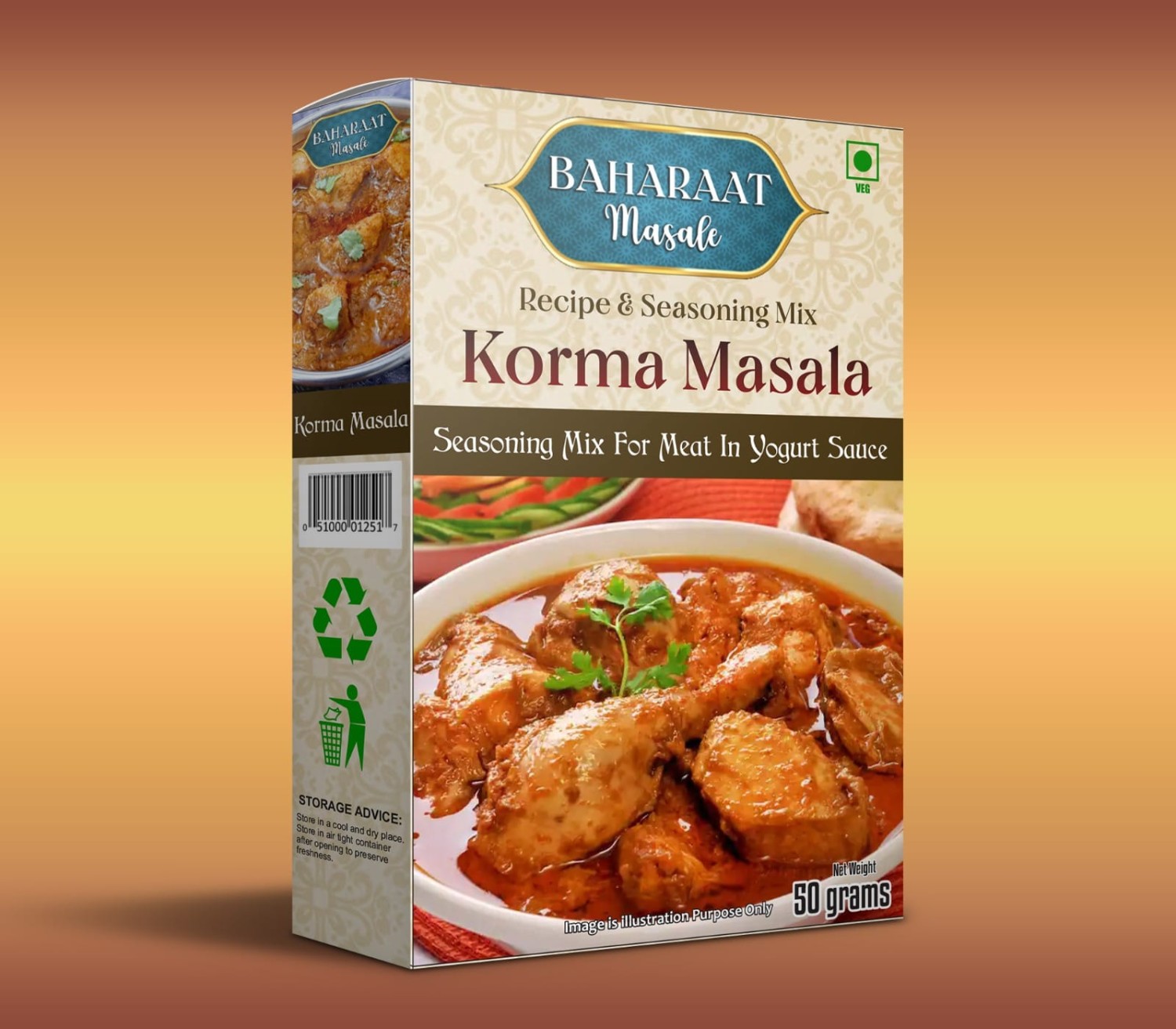 Baharaat masala korma masala